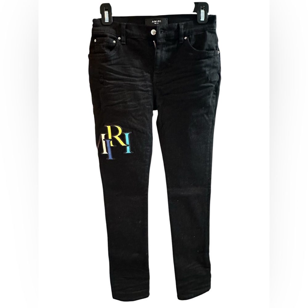 Boys Amiri logo jeans